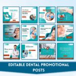 1450+ Dental Social Media Canva Template - Image 4