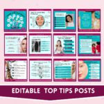 500+ Dermatology Social Media Canva Template - Image 3