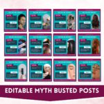 500+ Dermatology Social Media Canva Template - Image 6