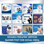 500+ Pediatric Social Media Canva Template - Image 3