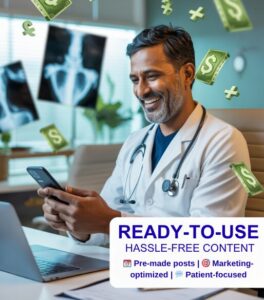 📆 Pre made posts 🎯 Marketing optimized 💬 Patient focused 1