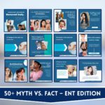 650+ ENT Social Media Canva Template - Image 2