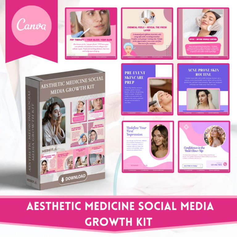 Aesthetic Social Media Canva Templates