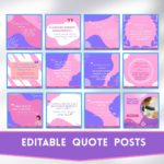 300+ Aesthetic Social Media Canva Template - Image 6