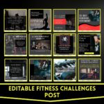500+ Health Fitness Social Media Kit - Image 2
