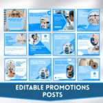 500+ Ophthalmology Social Media Canva Templates - Image 6