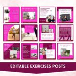 500+ Women Health And Wellness Social Media Canva Template - Image 5
