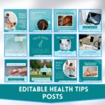 500+ Physiotherapist Social Media Canva Template Kit - Image 5