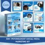 Psychologist Social Media Canva Templates