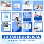 500+ Surgeon Social Media Canva Templates - Image 3