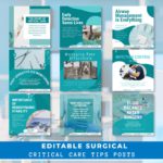 500+ Surgeon Social Media Canva Templates - Image 4