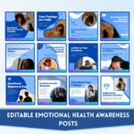 Psychologist Social Media Canva Templates - Image 6