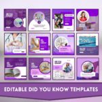 Chiropractic Social Media Canva Template