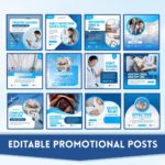 400+ Gastroenterology Social Media Canva templates - Image 2