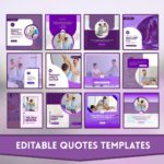 Chiropractic Social Media Canva Template
