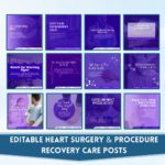 365+ Cardiologist Social Media Canva Templates - Image 5