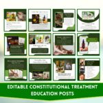 400+ Homeopathic Social Media Canva Templates - Image 4