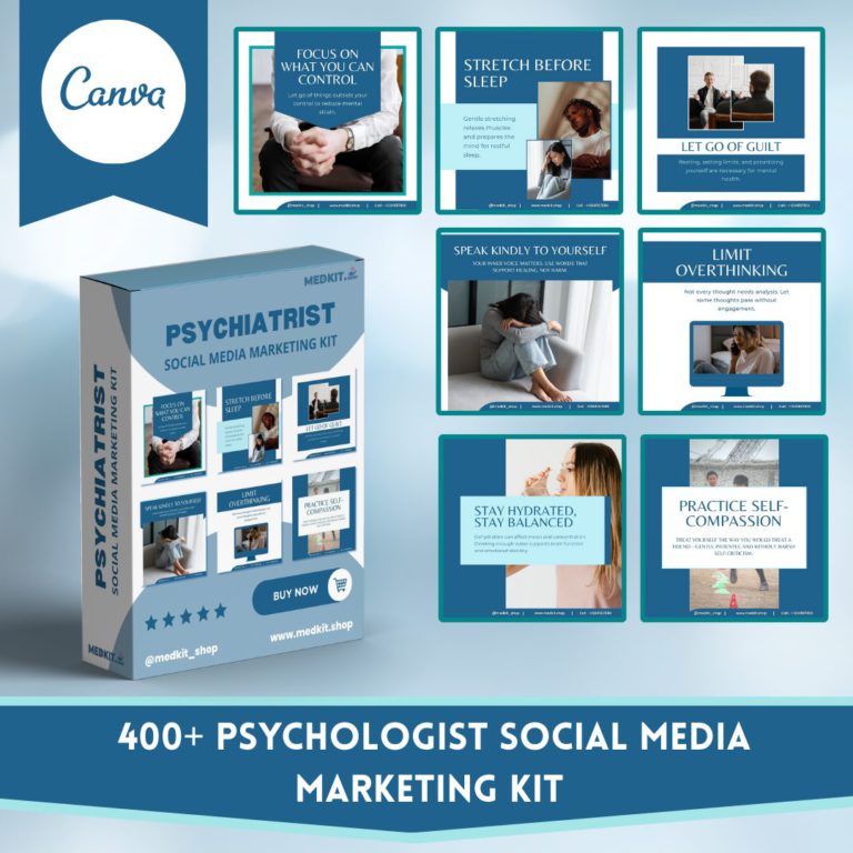 Psychiatrist Social Media Marketing Kit