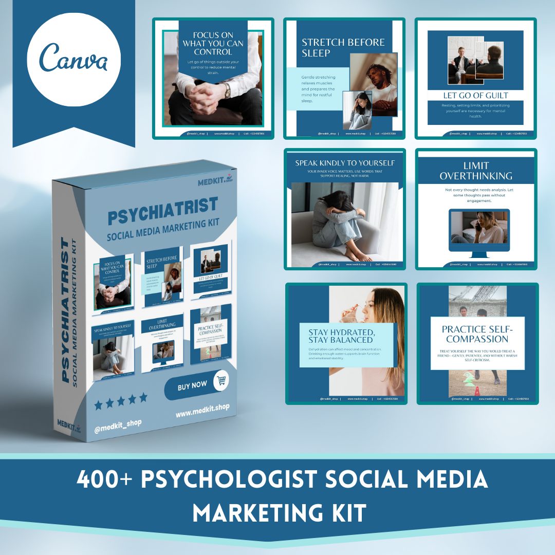1 Psychiatrist Social Media Marketing Kit