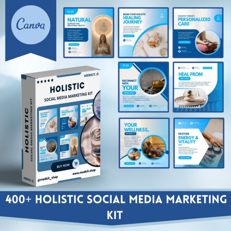 Holistic Therapists Social Media Marketing Kit