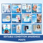 350+ Urology Social Media Canva Templates - Image 6