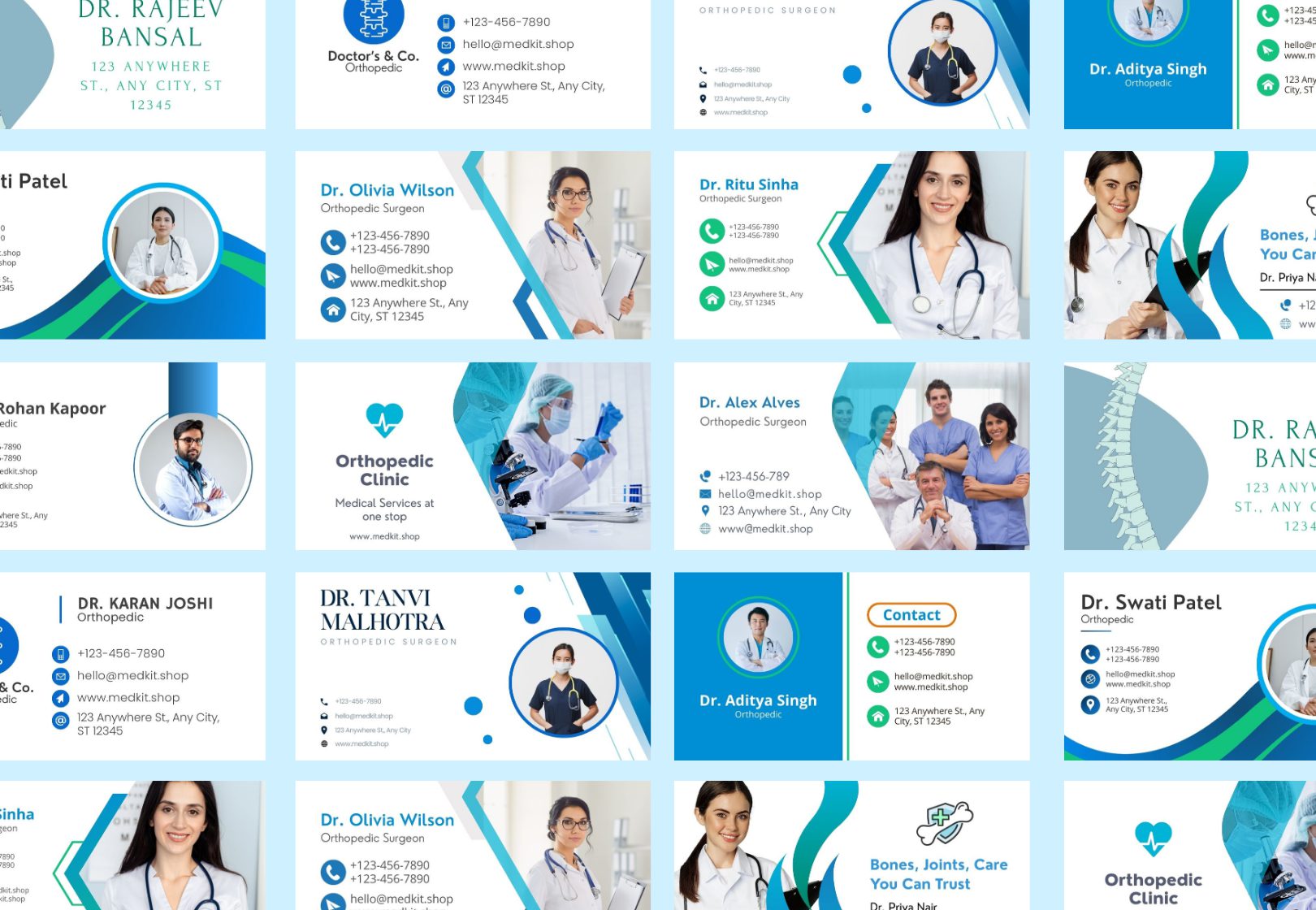 Orthopedic Social Media Canva Template 11 Copy of Medkit Orthopedic Bonus Section 1