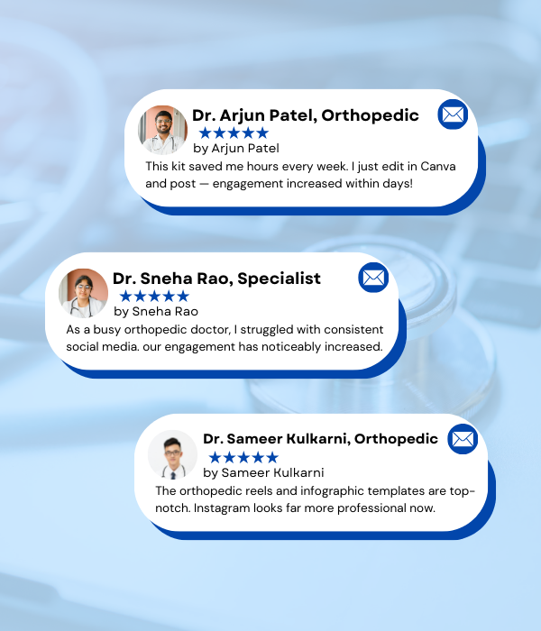 Orthopedic Social Media Canva Template 24 Copy of Medkit Orthopedic Clinics Are Loving These Templates