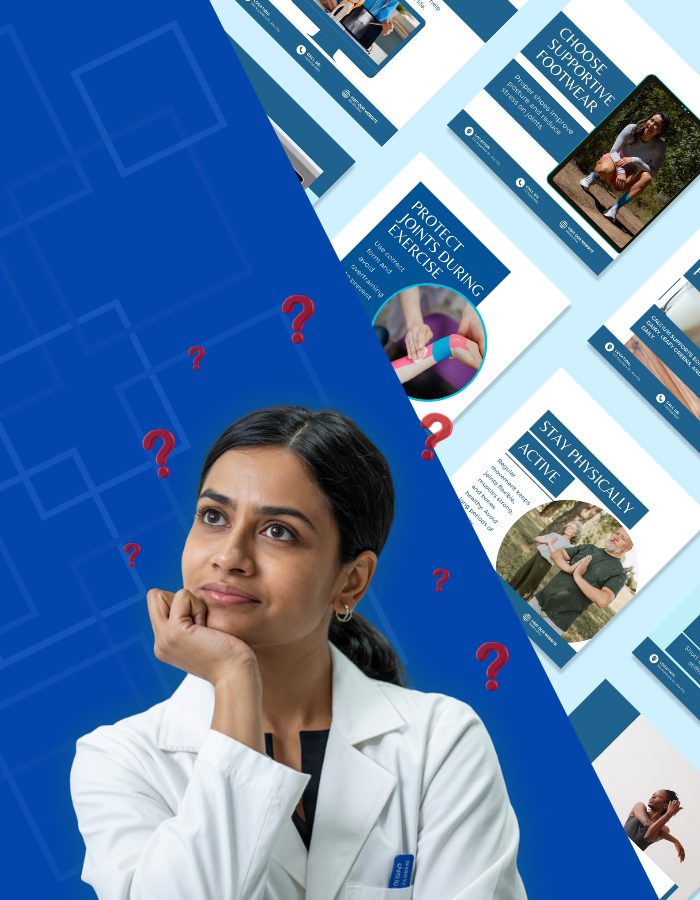 Orthopedic Social Media Canva Template 34 Copy of Medkit Orthopedic Question Answers Section