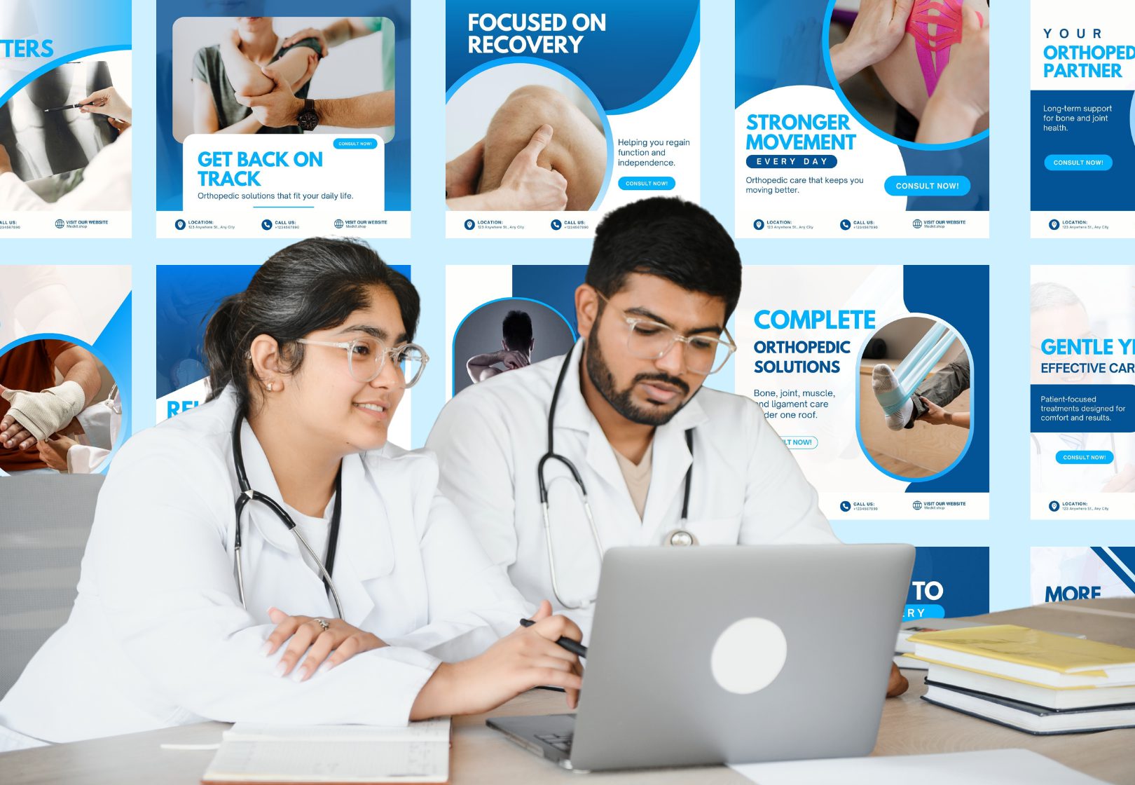 Orthopedic Social Media Canva Template 16 Copy of Medkit Orthopedic Who is this kit for