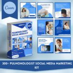 Pulmonologist Social Media Canva Templates