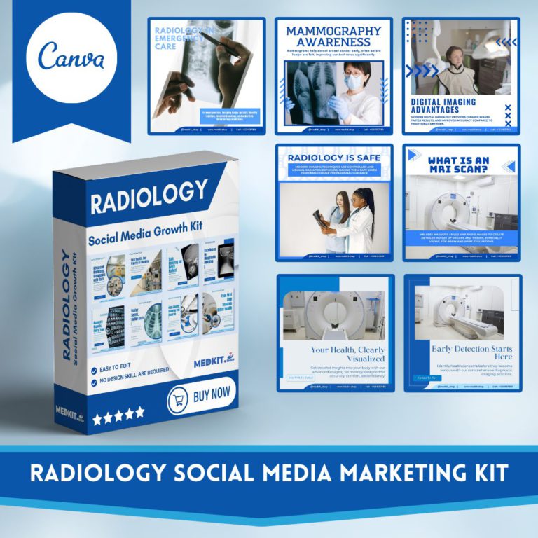 Radiology Social Media Canva Templates