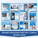 Oncology Social Media Canva Templates