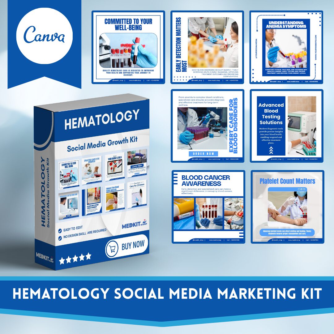 1 Hematology Social Media Canva Templates