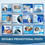 200+ Orthopedic Hindi Social Media Canva Templates - Image 2