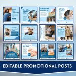 200+ Physiotherapist Hindi Social Media Canva Templates - Image 2