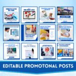 250+ Hematology Social Media Canva Templates - Image 2
