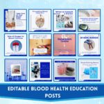 250+ Hematology Social Media Canva Templates - Image 6