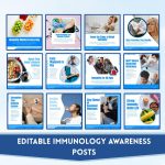 300+ Immunology Social Media Canva Templates - Image 3