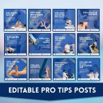 200+ Physiotherapist Hindi Social Media Canva Templates - Image 4