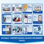 250+ Hematology Social Media Canva Templates - Image 5