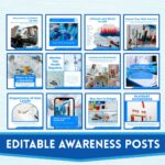 250+ Hematology Social Media Canva Templates - Image 3
