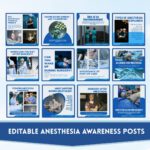 300+ Anesthesiologists Social Media Canva Templates - Image 6