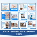 300+ Rheumatology Social Media Canva Templates - Image 5