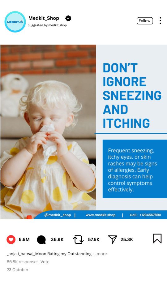 Allergy Awareness Posts
