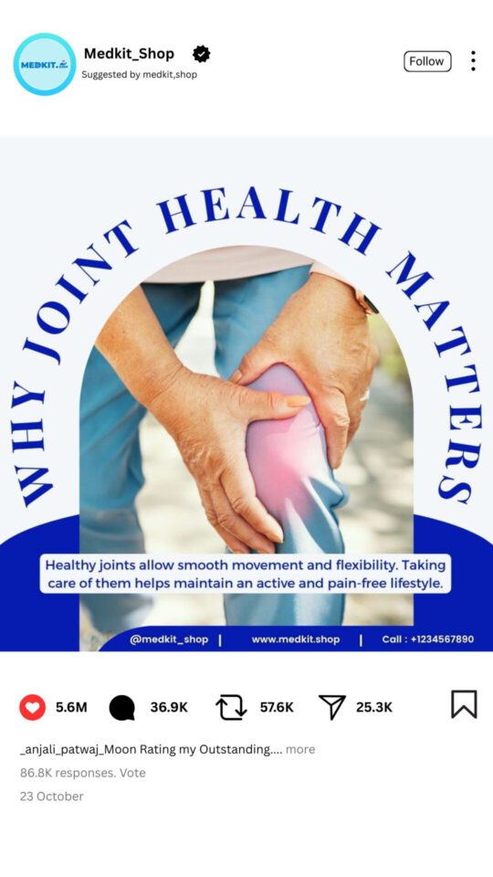 Editable Joint Health Education Posts (4)