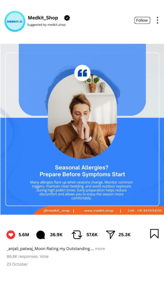 Seasonal Health Tips Posts (3)